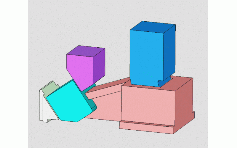 斜行位的动态示意图