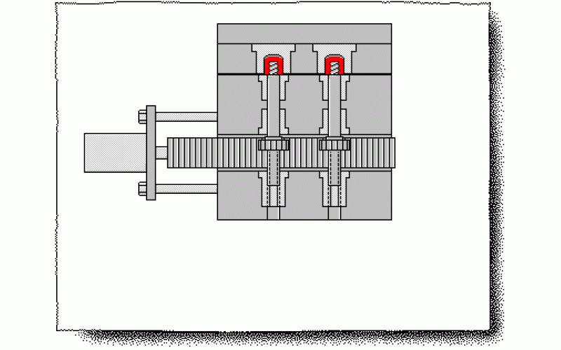 齿条脱螺纹机构模具-深圳市模具厂整理提供